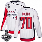 Capitals 70 Braden Holtby White 2018 Stanley Cup Final Bound Adidas Jersey,baseball caps,new era cap wholesale,wholesale hats